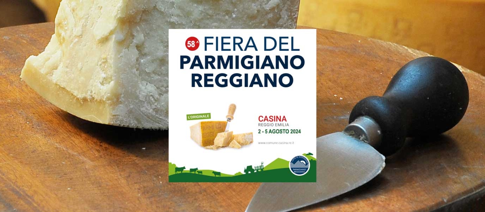 58 fiera del Parmigiano Reggiano di Montagna di Casina dal 2 al 5 agosto 2024