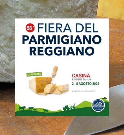 58 fiera del Parmigiano Reggiano di Montagna di Casina dal 2 al 5 agosto 2024